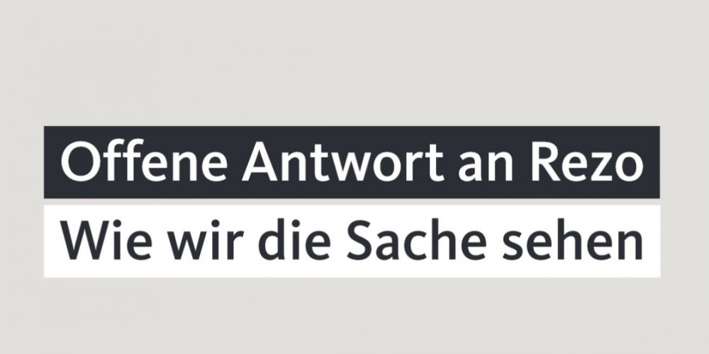 Offene Antwort an „Rezo“