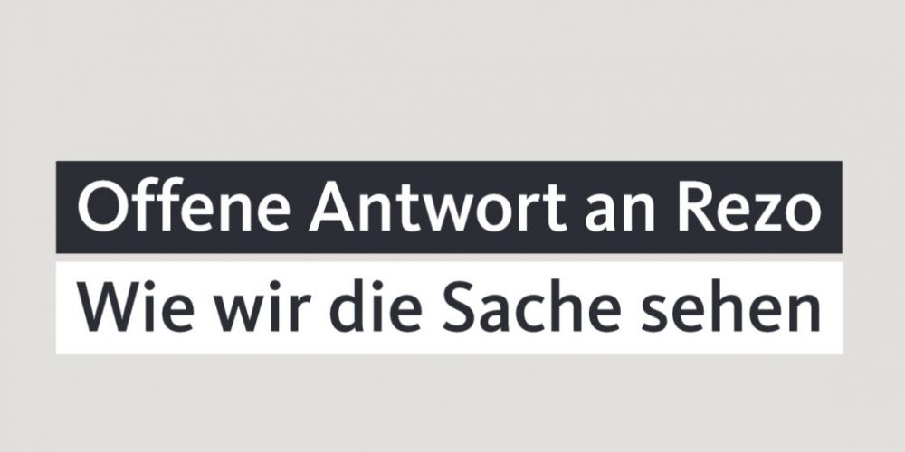 Offene Antwort an „Rezo“