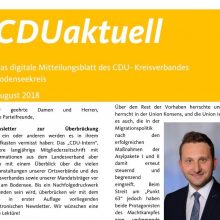Digitales Mitgliedermagazin August