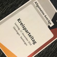 Anträge des Kreisparteitages vom 17.11.2018
