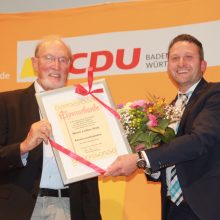 Lothar Fritz zum Ehrenvorsitzenden der CDU Bodenseekreis ernannt