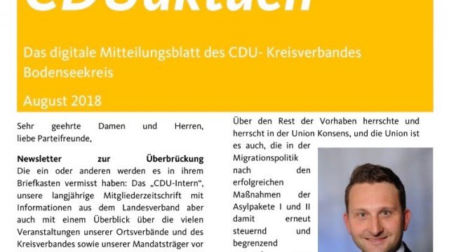Digitales Mitgliedermagazin August