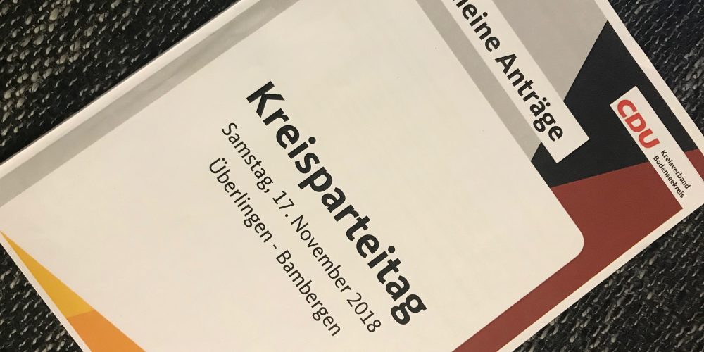 Anträge des Inhaltsparteitages am 17.11.2018